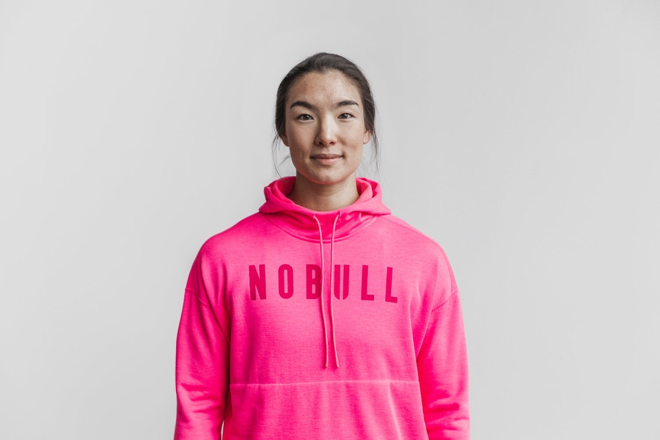 NOBULL Women's Hoodie (Neon) Pink