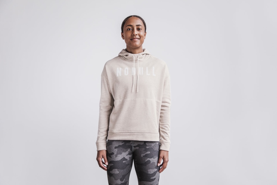 NOBULL Women's Hoodie Oatmeal