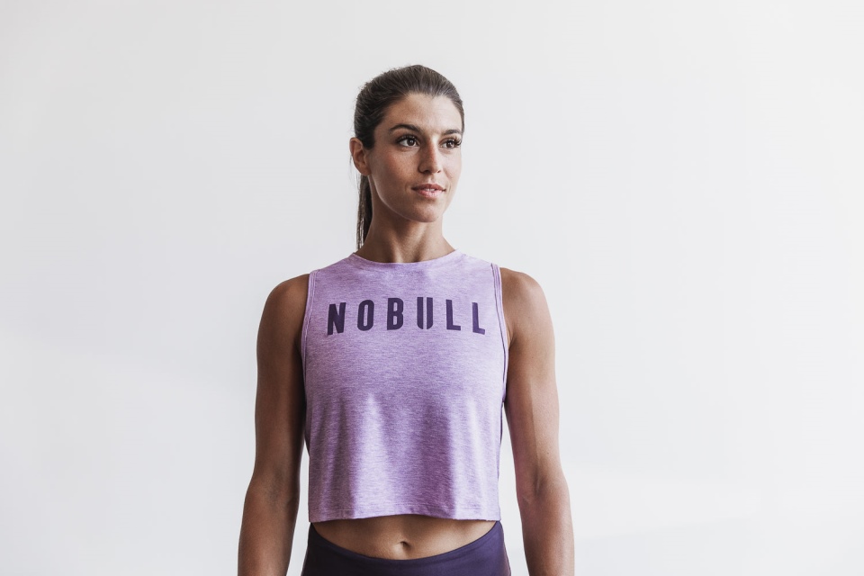 NOBULL Women's Muscle Tank (Bright Colors) Iris