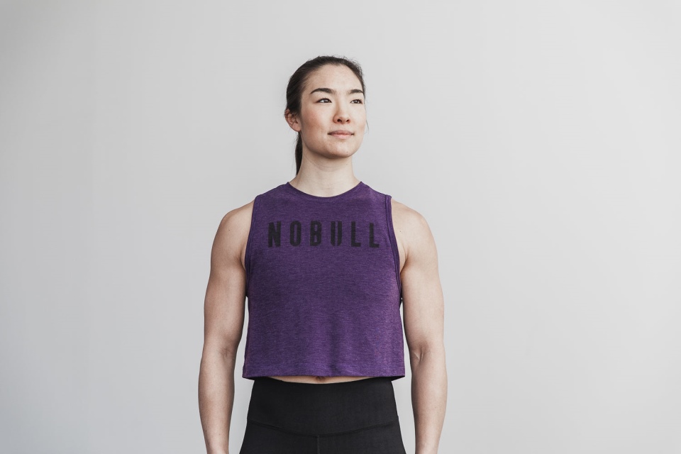 NOBULL Women's Muscle Tank (Bright Colors) Purple