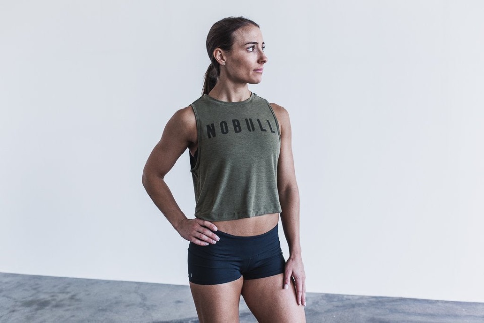 NOBULL Women's Muscle Tank (Classic Colors) Army