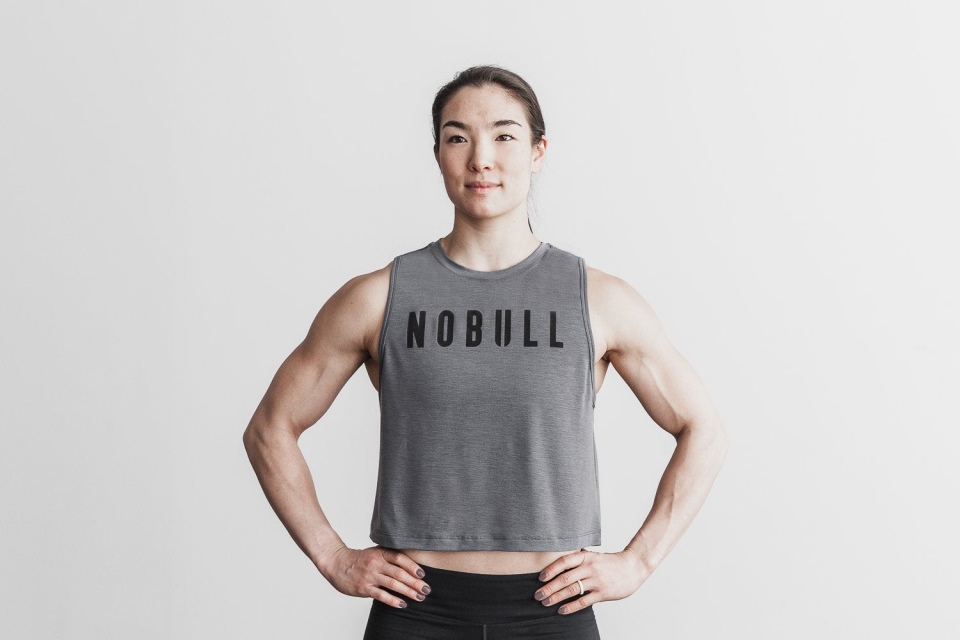 NOBULL Women's Muscle Tank (Classic Colors) Dark Grey