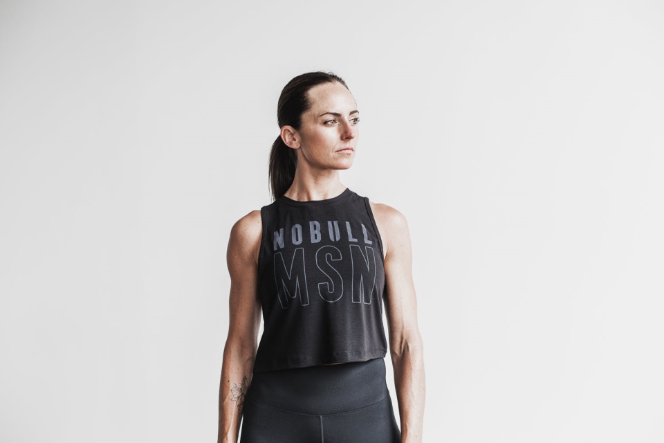 NOBULL Women's Muscle Tank (Madison) Black