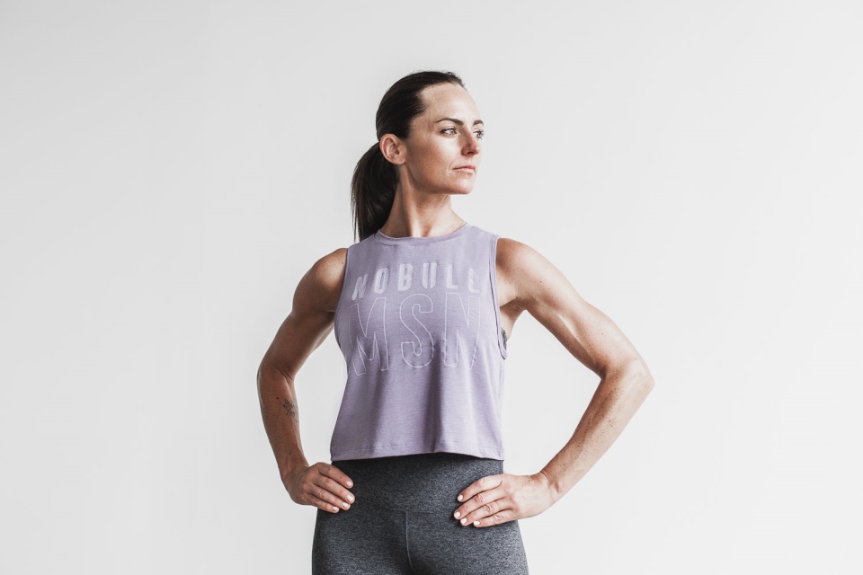 NOBULL Women's Muscle Tank (Madison) Lavender