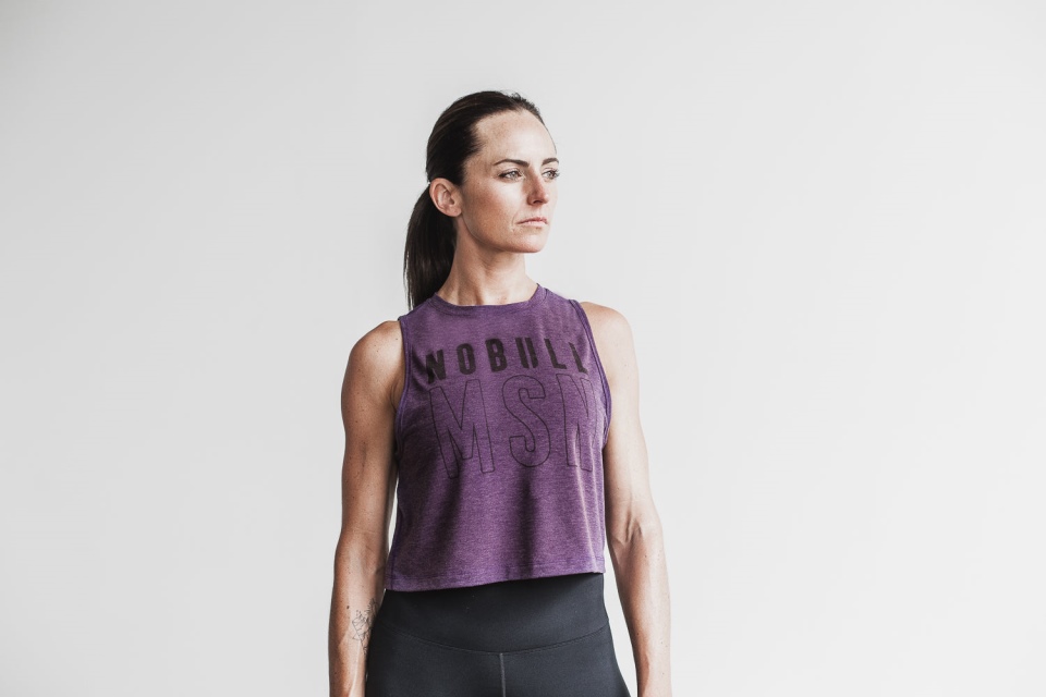 NOBULL Women's Muscle Tank (Madison) Purple