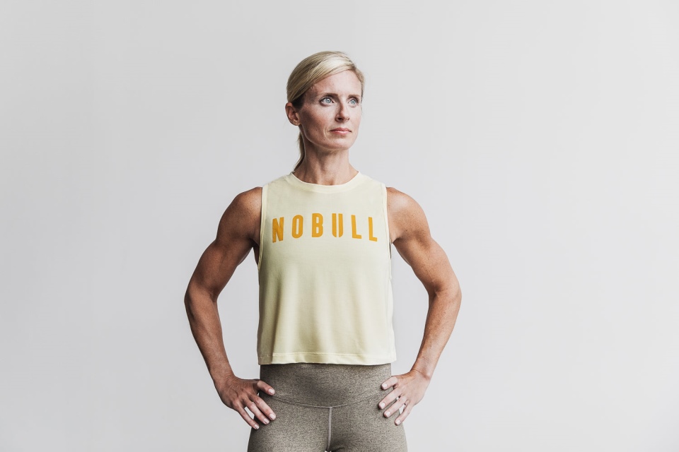 NOBULL Women's Muscle Tank (Seasonal Colors) Vanilla