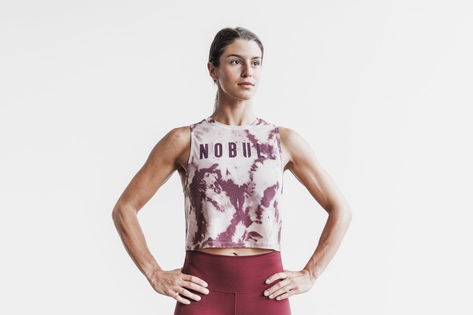 NOBULL Women's Muscle Tank (Tie-Dye) Dusty