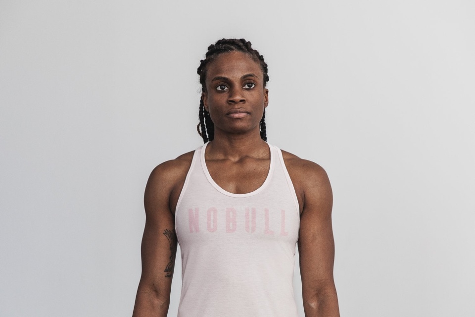 NOBULL Women's Racerback Tank (Seasonal Colors) Blush