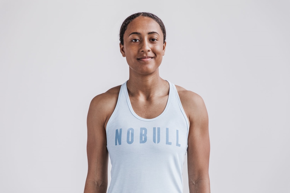 NOBULL Women's Racerback Tank (Seasonal Colors) Ice