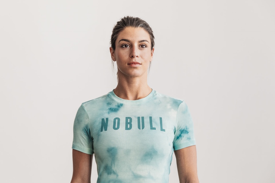 NOBULL Women's Tee (Tie-Dye) Vanilla