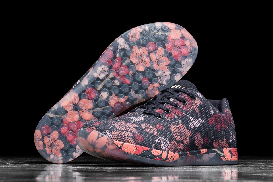 NOBULL Women's Trainer Navy Cherry Blossom