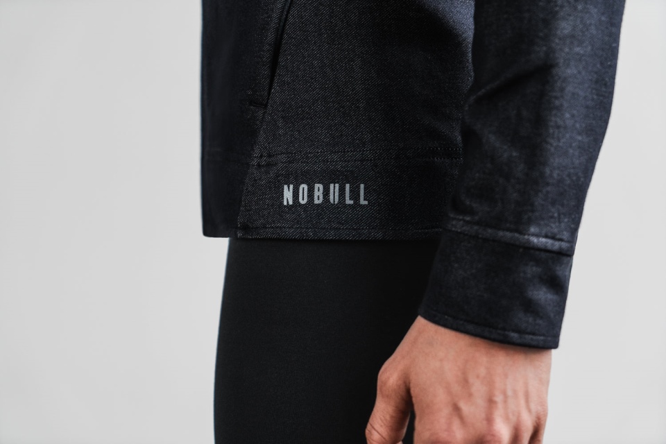 NOBULL Women's Twill Zip-Up Jacket Deep