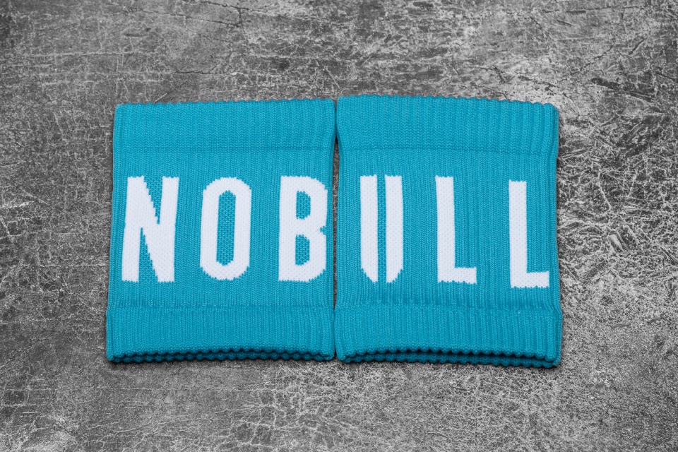 NOBULL Wrist Bands (Neon) Blue