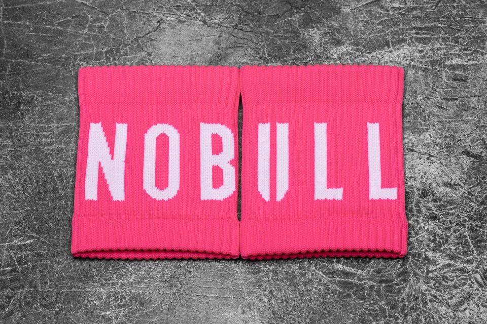 NOBULL Wrist Bands (Neon) Pink