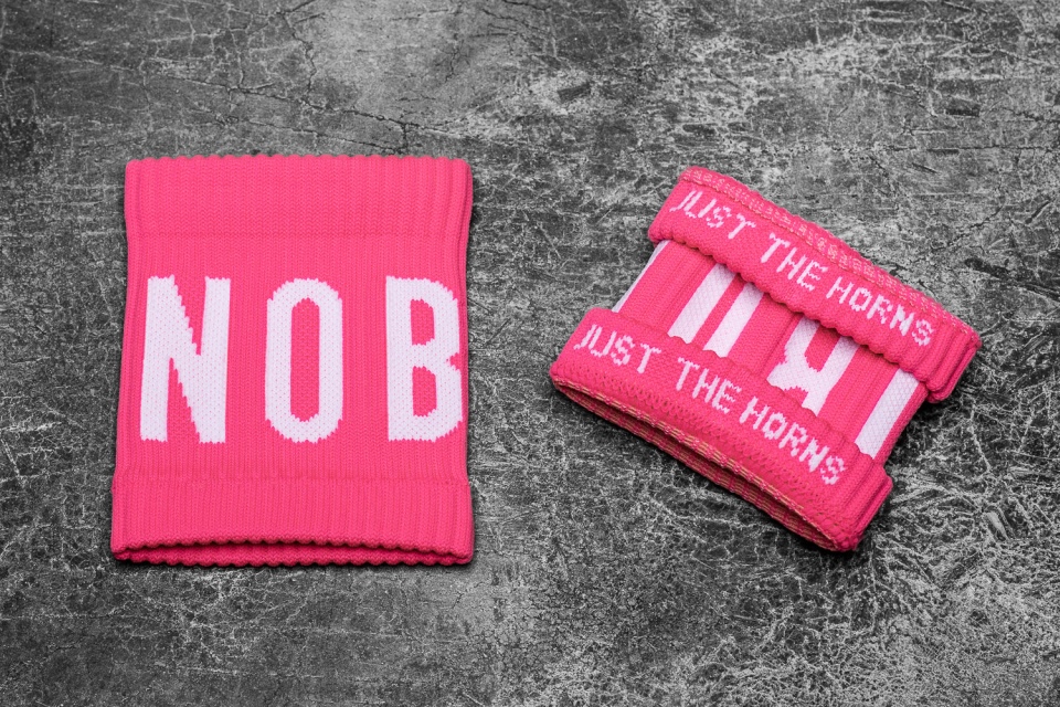 NOBULL Wrist Bands (Neon) Pink