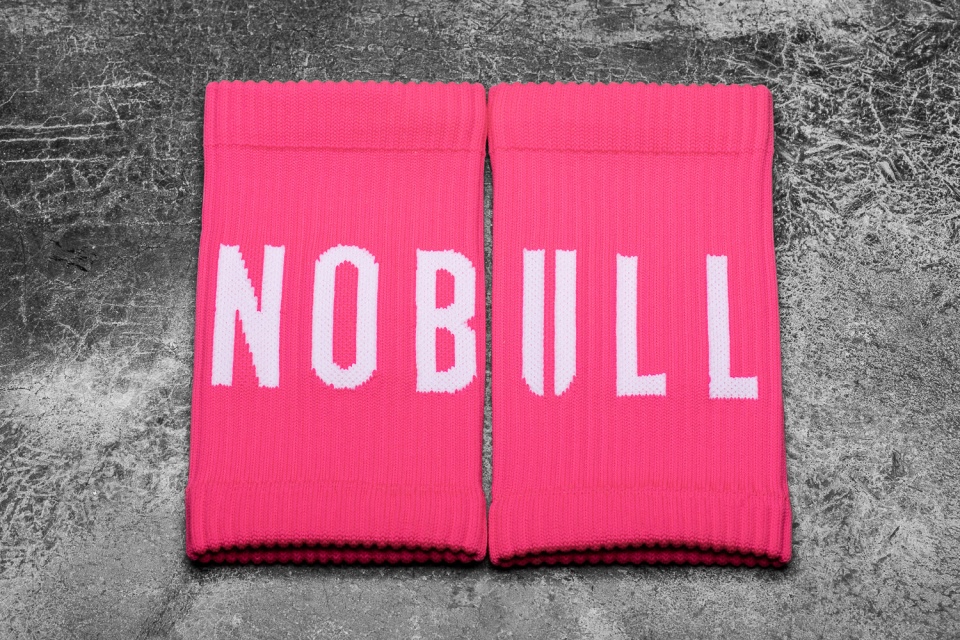 NOBULL Wrist Bands (Neon) Pink